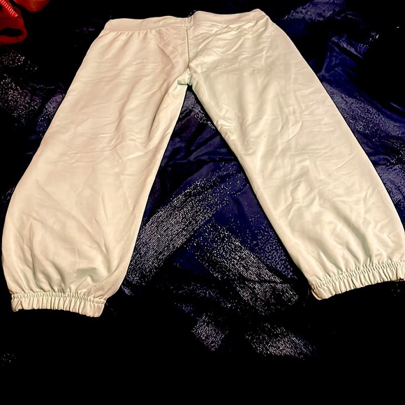 Large ~PINK~ Teal Sweat Pants - Picture 2 of 3